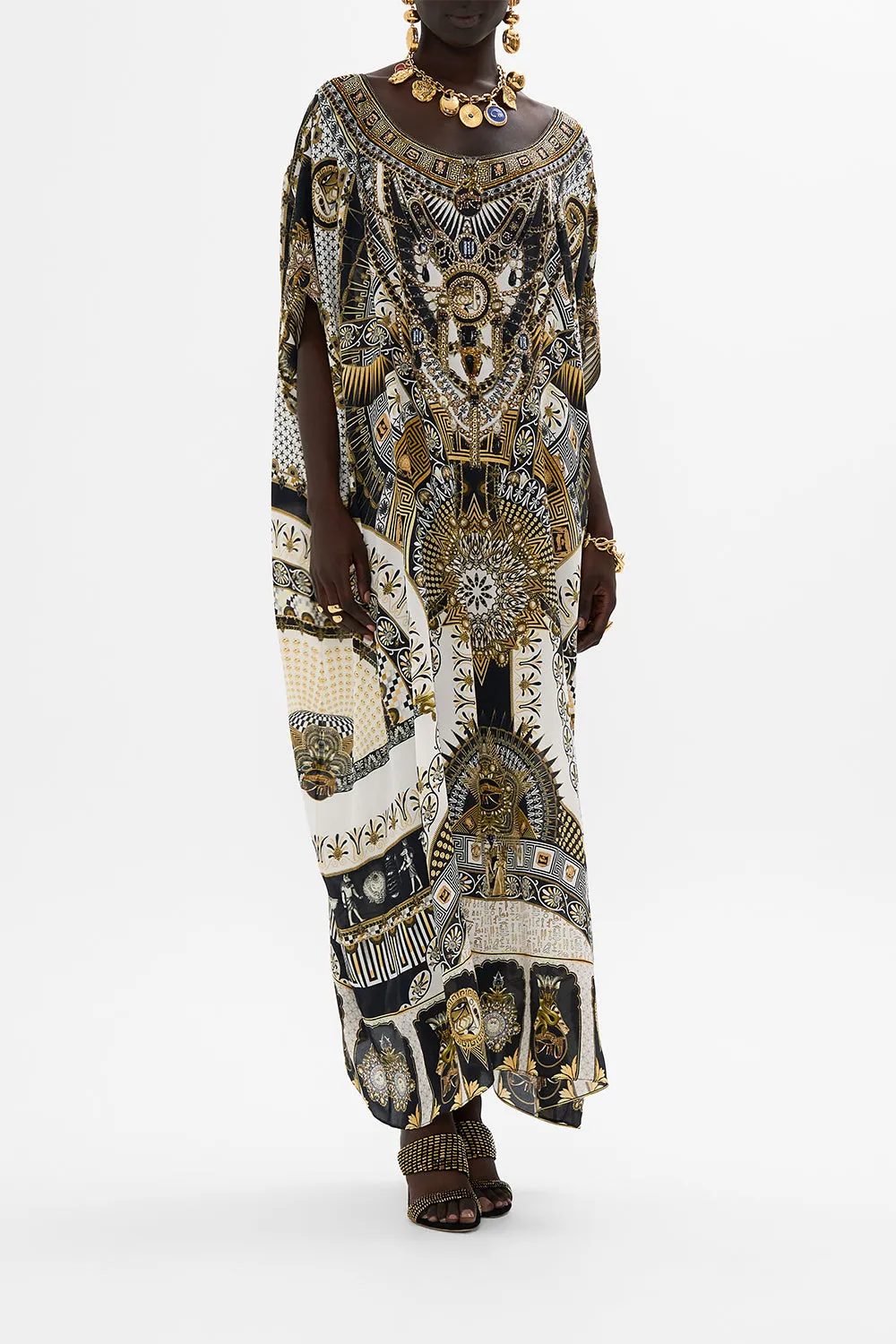 ROUND NECK KAFTAN TEMPLES OF DENDARA