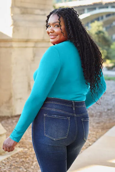 Round Neck Long Sleeve Bodysuit