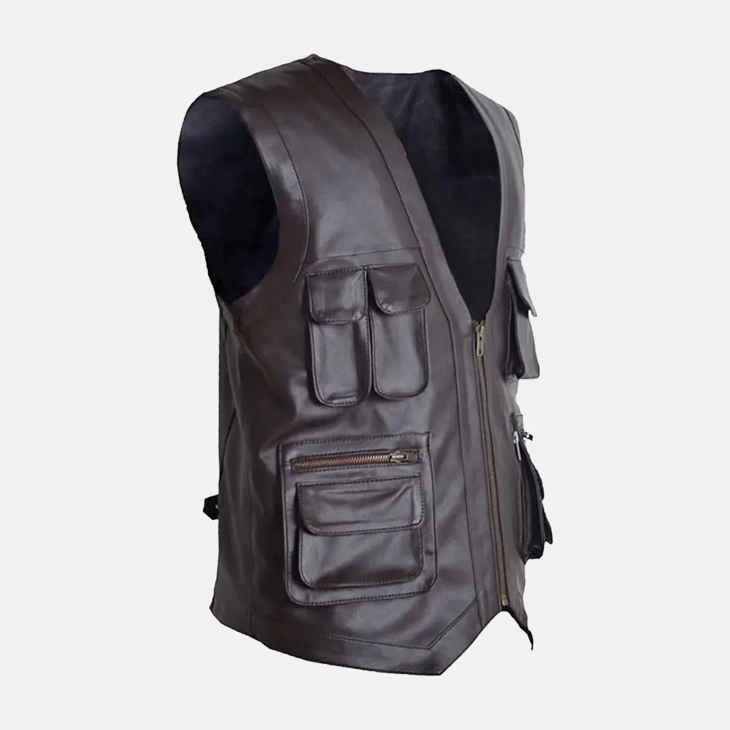Rustic Rebel Leather Motorcycle Vest