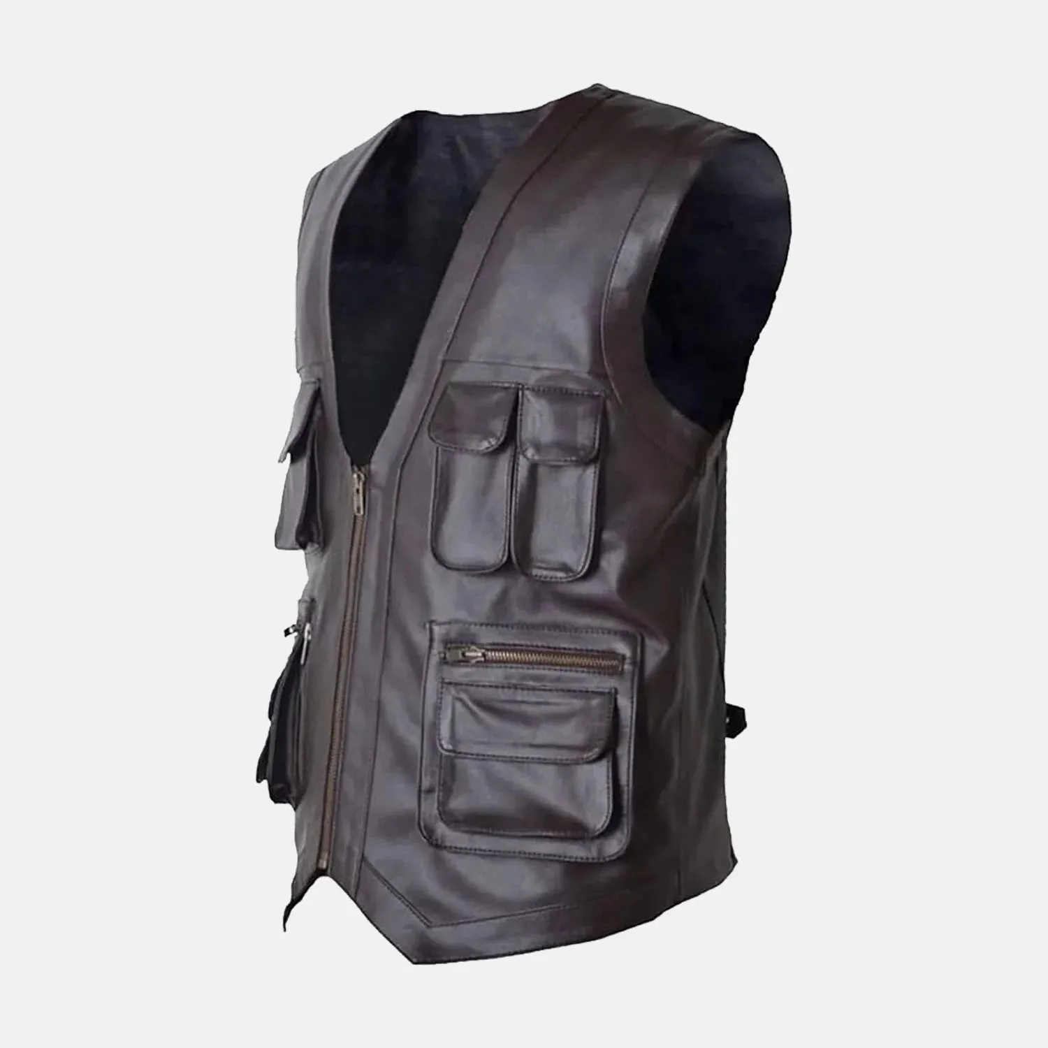 Rustic Rebel Leather Motorcycle Vest