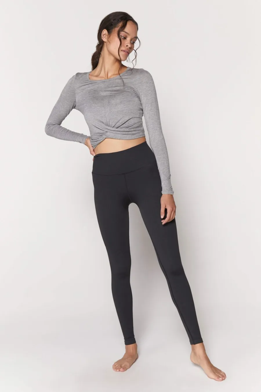 SALE SPIRITUAL GANGSTER LOVE SCULPT LEGGING BLACK