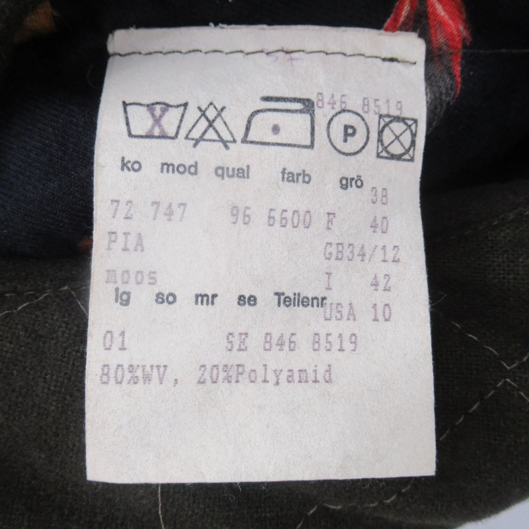 Schneiders UK 12 Green Wool Quilted Coat Womenswear | Preloved