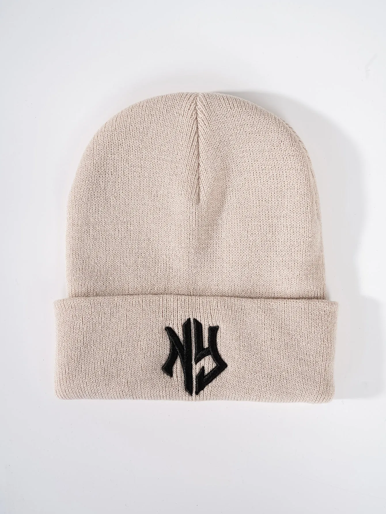 SHEIN Letter Embroidered Beanie