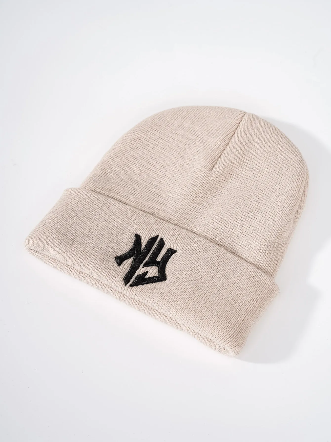 SHEIN Letter Embroidered Beanie