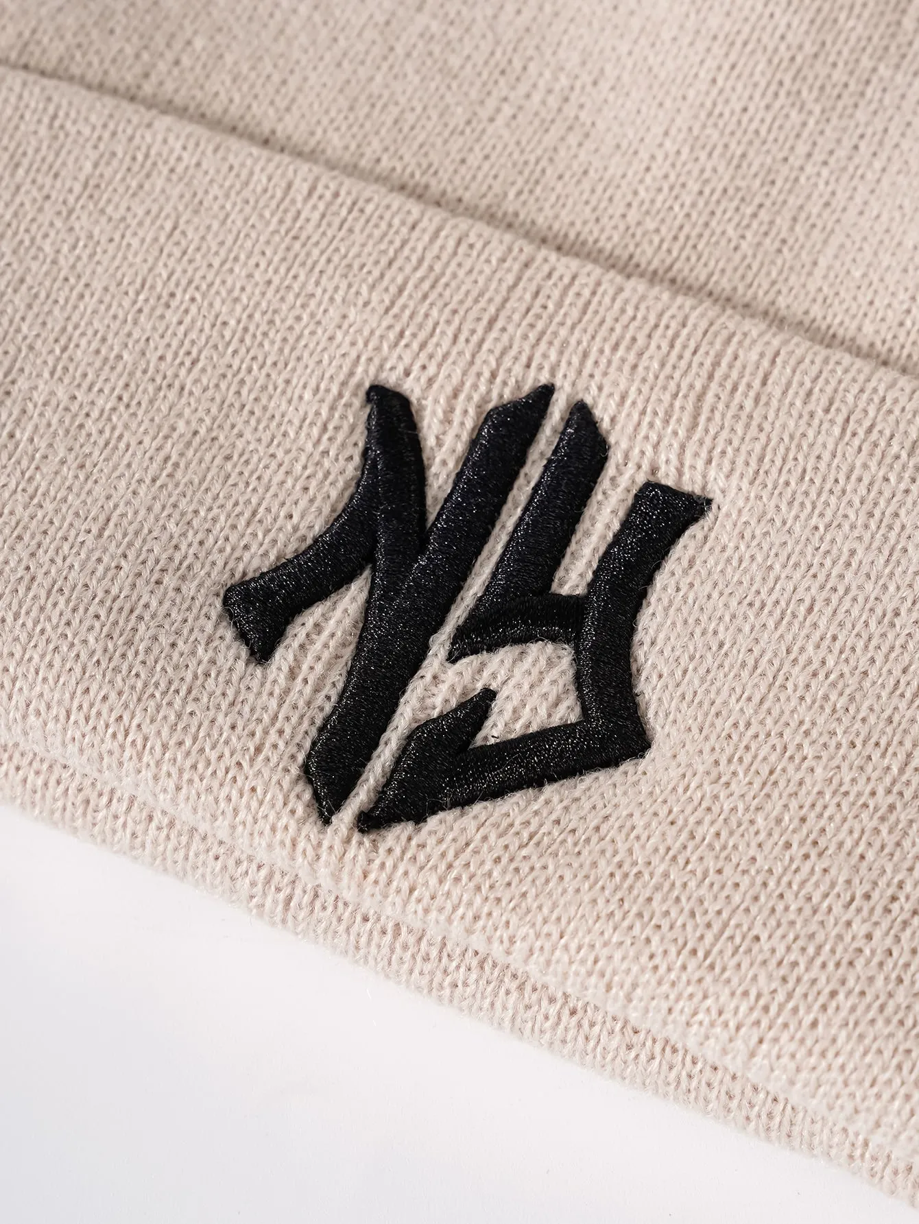 SHEIN Letter Embroidered Beanie