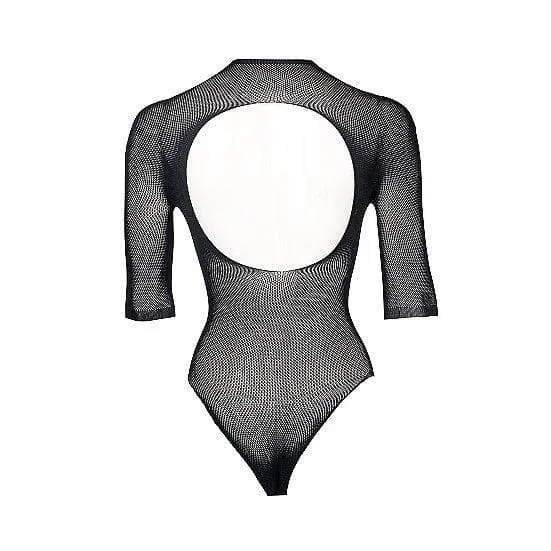 Shots Le Desir Bliss Short Sleeve Fishnet Teddy Black