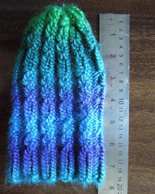 Simple Cabled Baby Hat,  Loom Knitting Pattern