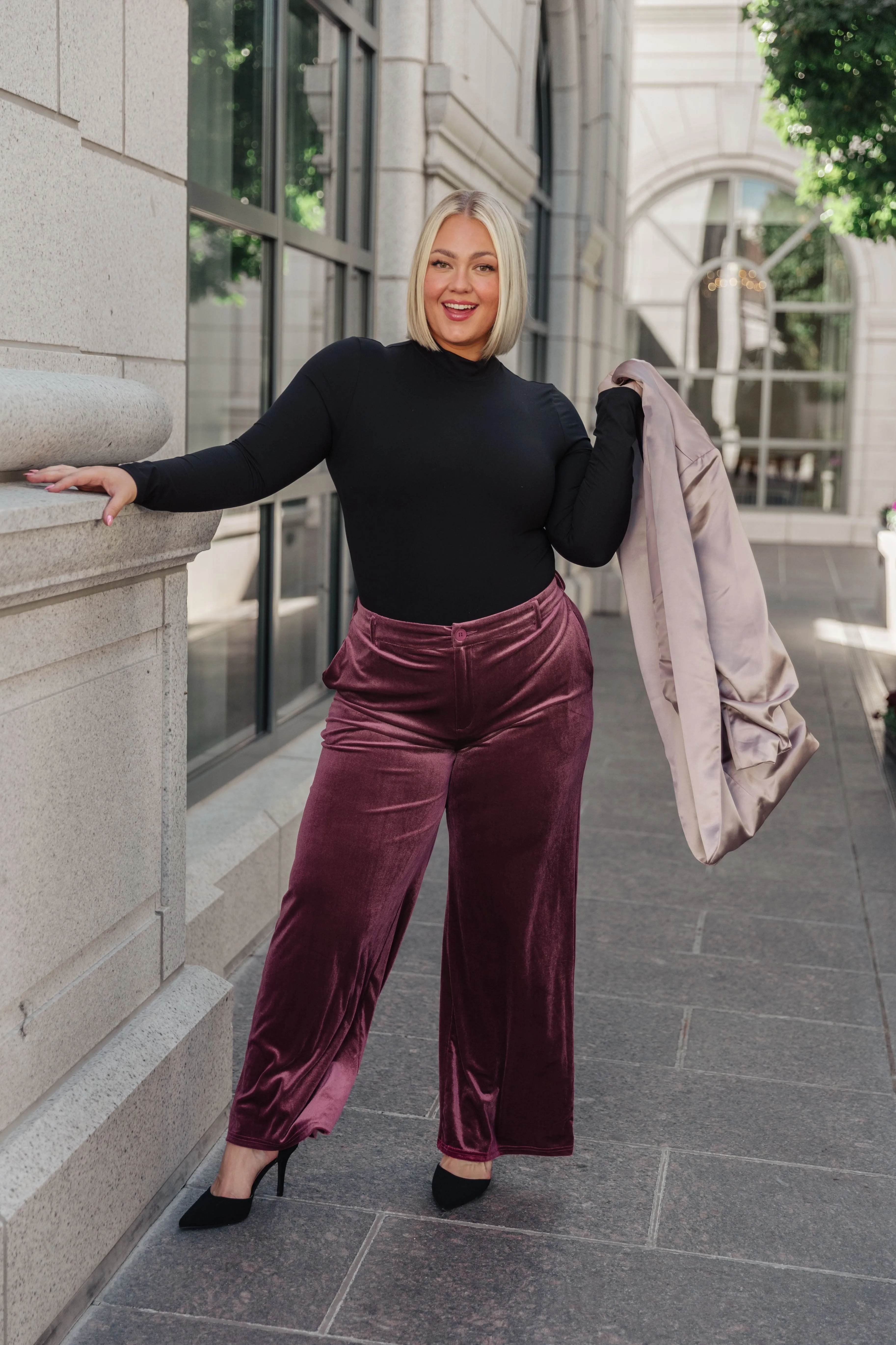 Simple Situation Mock Neck Bodysuit - Rae Mode