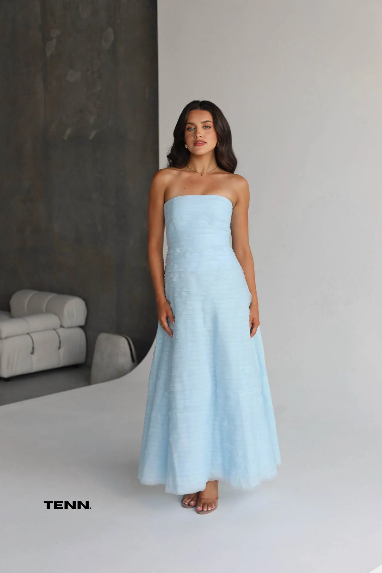 Soundscape Maxi Dress - Blue