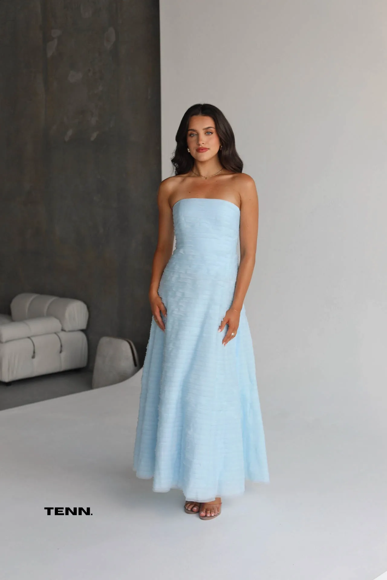 Soundscape Maxi Dress - Blue