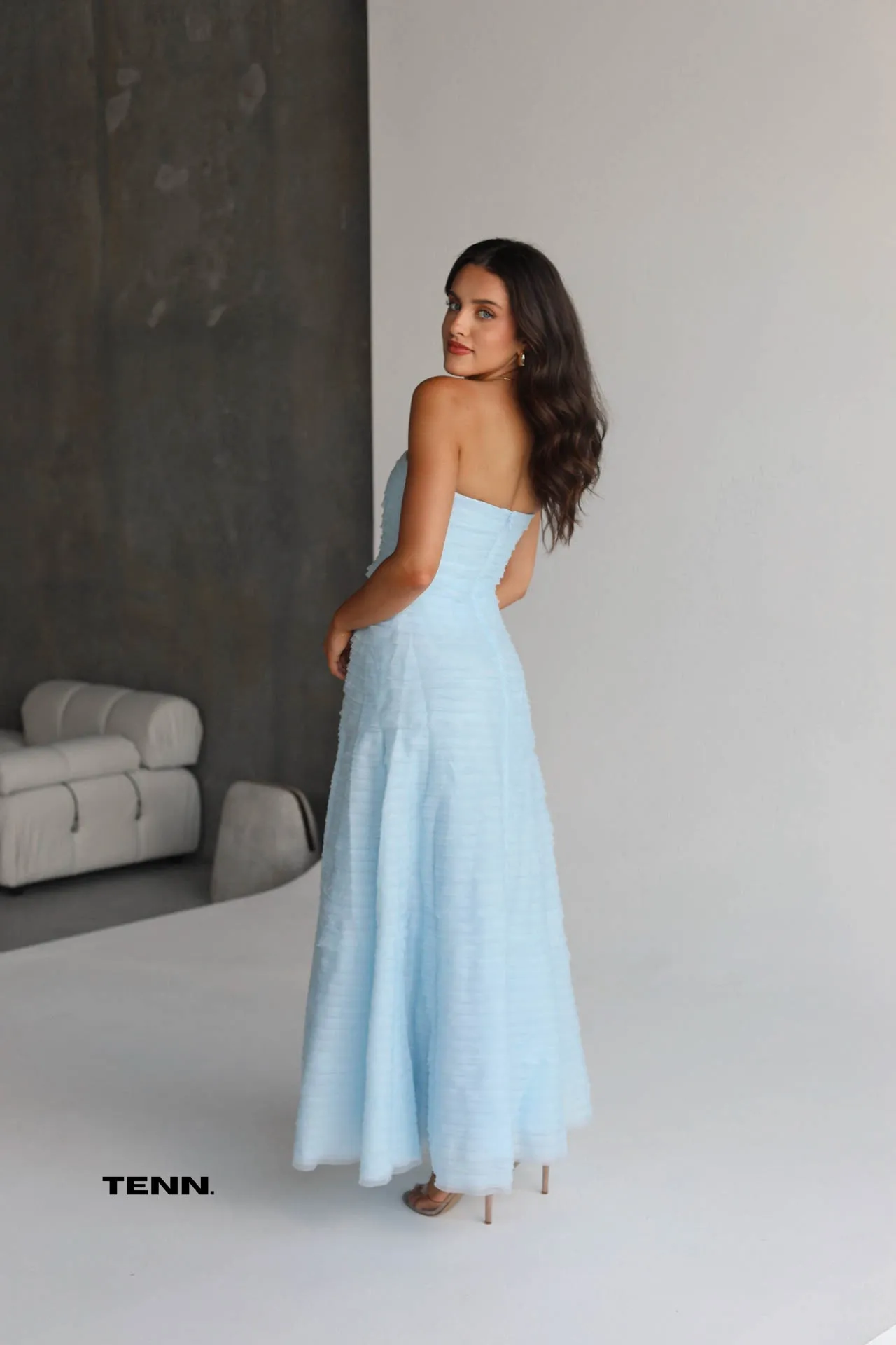 Soundscape Maxi Dress - Blue