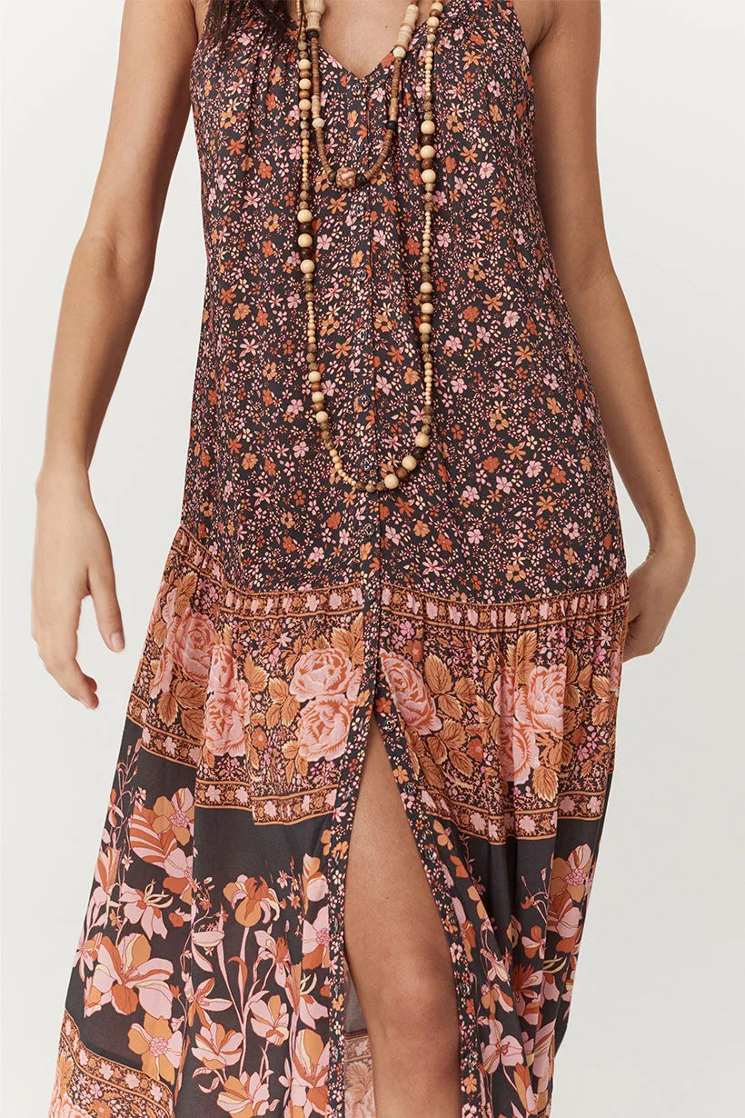 SPELL • SWEET NOTHINGS Love Jetty Strappy Maxi Dress