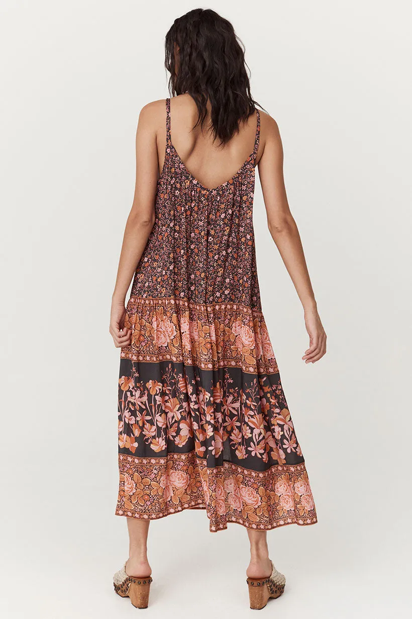 SPELL • SWEET NOTHINGS Love Jetty Strappy Maxi Dress