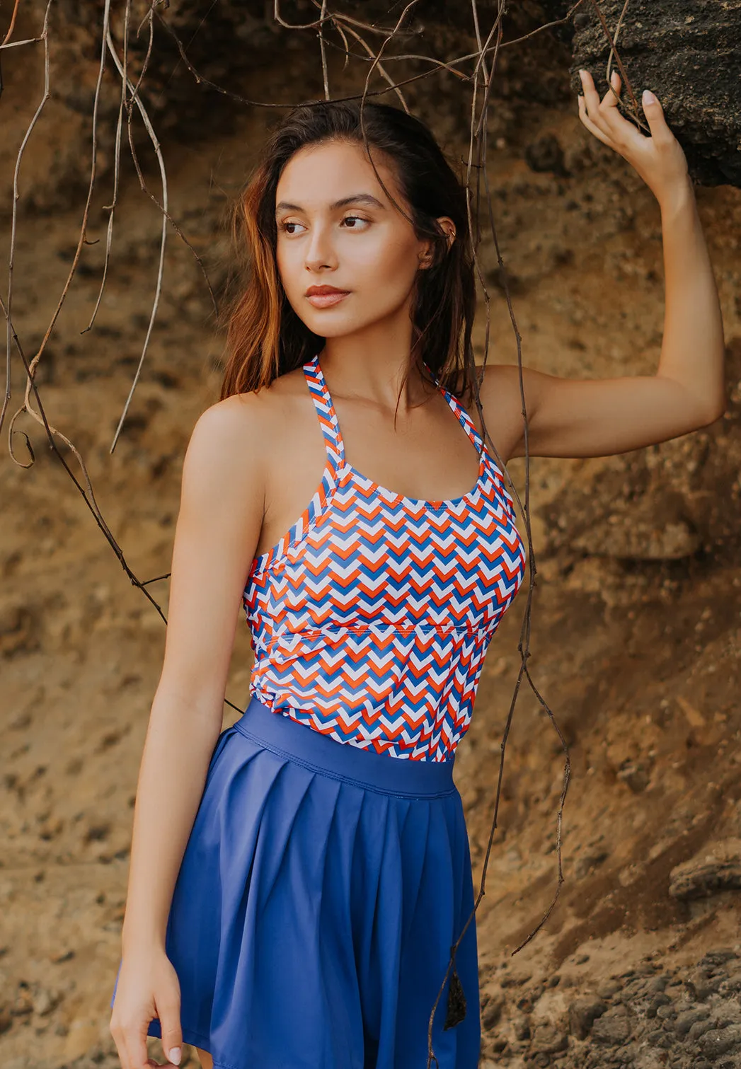 Strappy Tankini Top