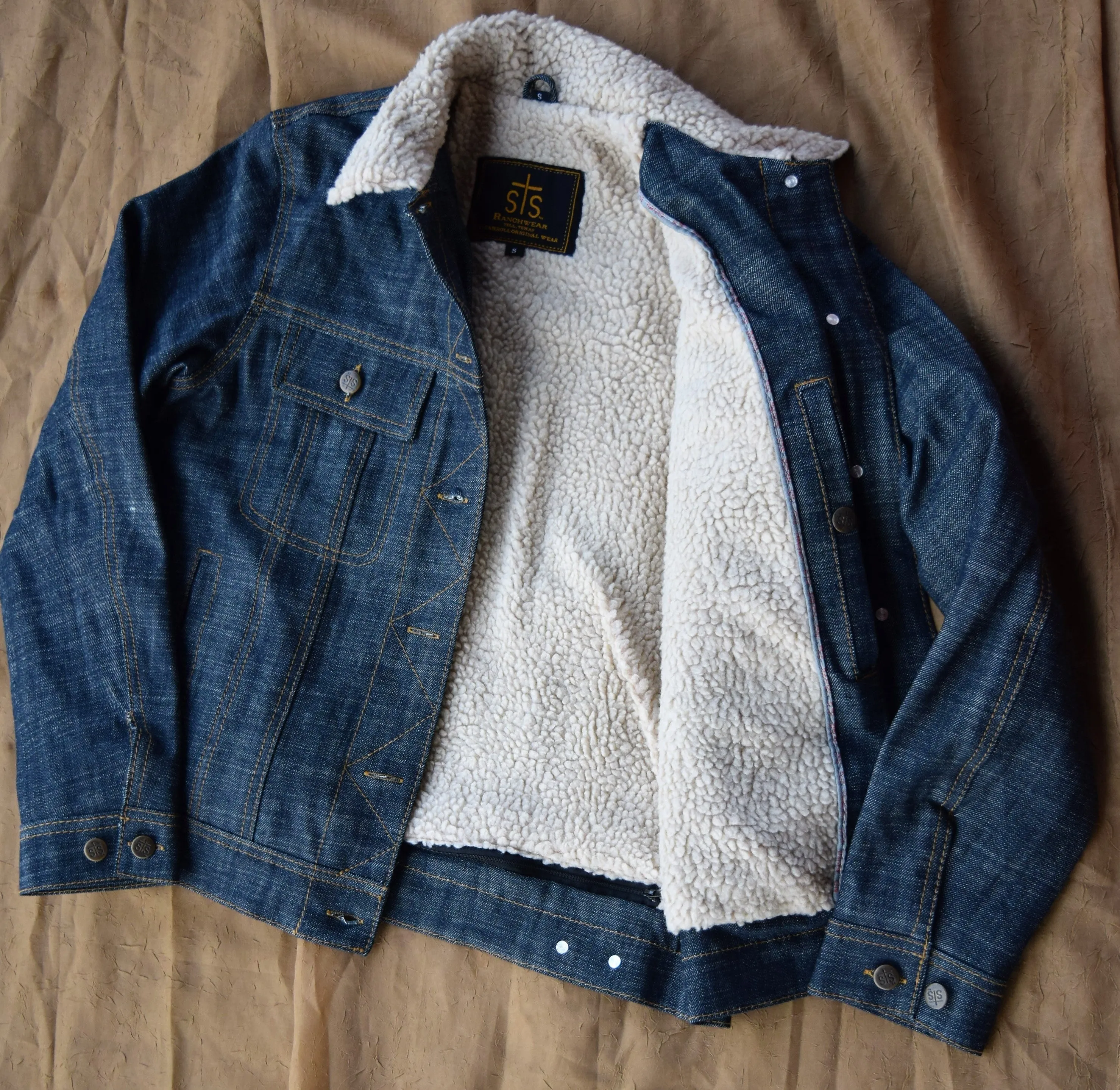 STS Women's Riggins Denim Sherpa Lined Jean Jacket