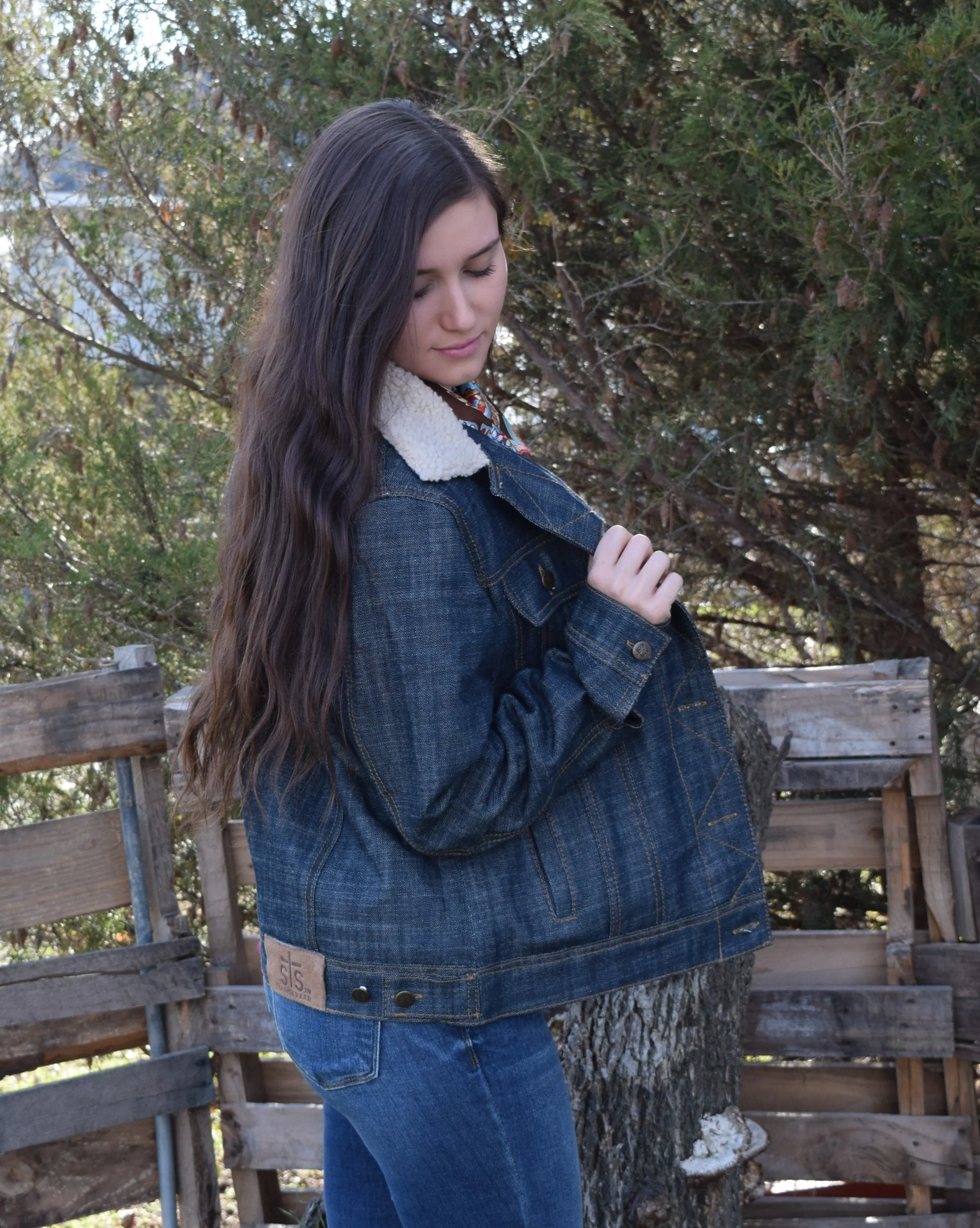 STS Women's Riggins Denim Sherpa Lined Jean Jacket