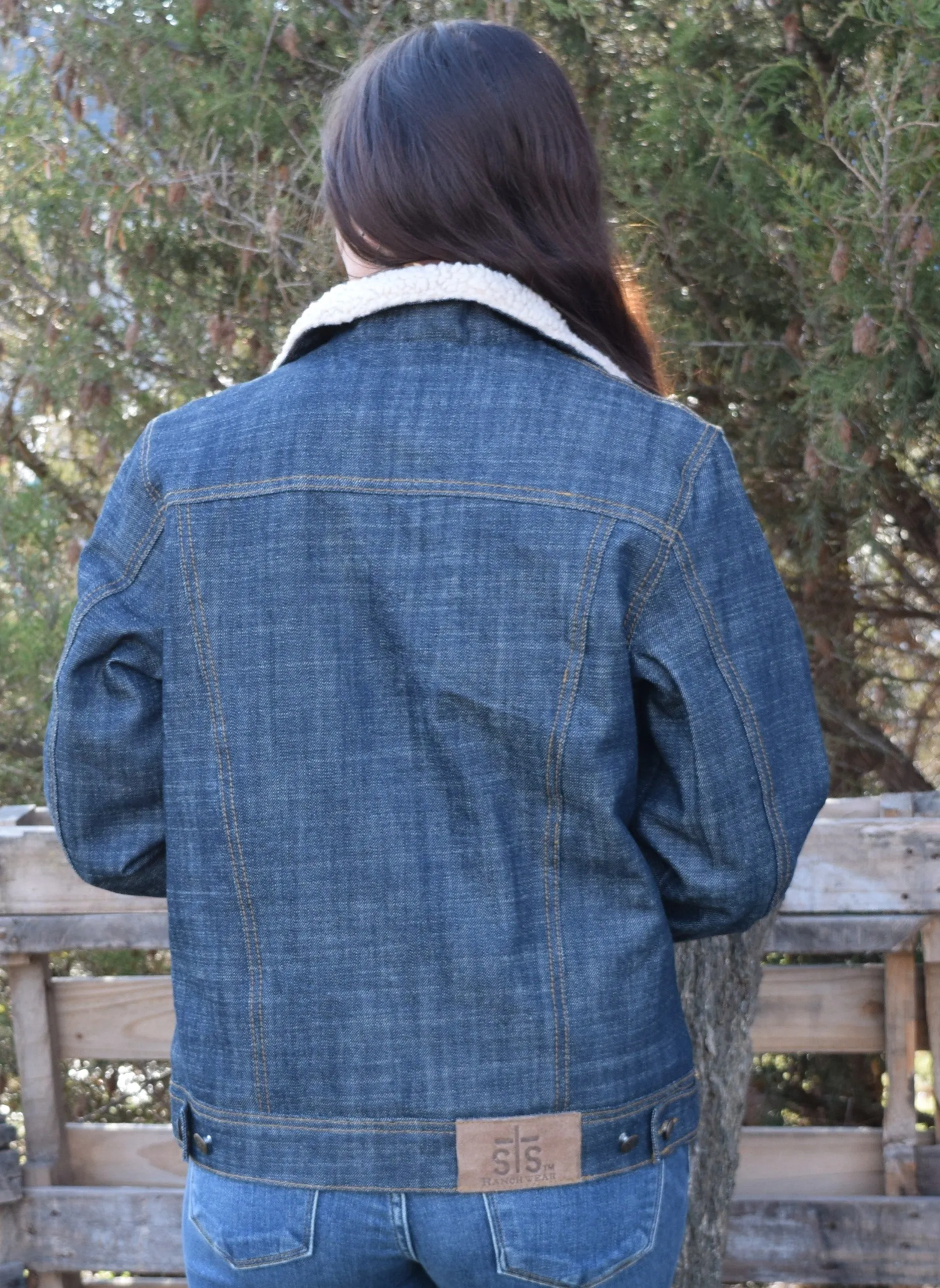 STS Women's Riggins Denim Sherpa Lined Jean Jacket