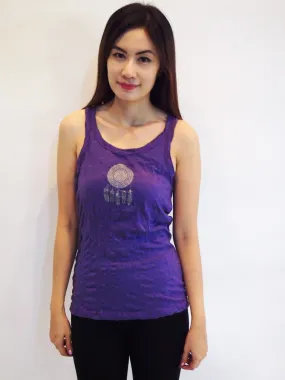 SureDesign Women's Super Soft Tank Top Dream Catcher Purple