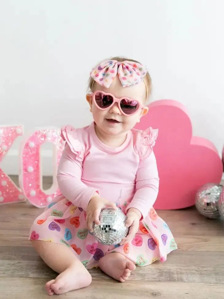 SWE Candy Hearts Skirted Bodysuit