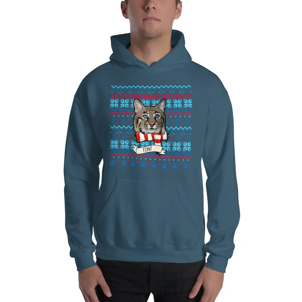 Sweatshirt - Not so Ugly Flint Bobcat Christmas Hoodie (Up to 5x)