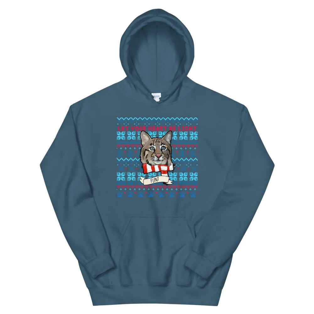 Sweatshirt - Not so Ugly Flint Bobcat Christmas Hoodie (Up to 5x)
