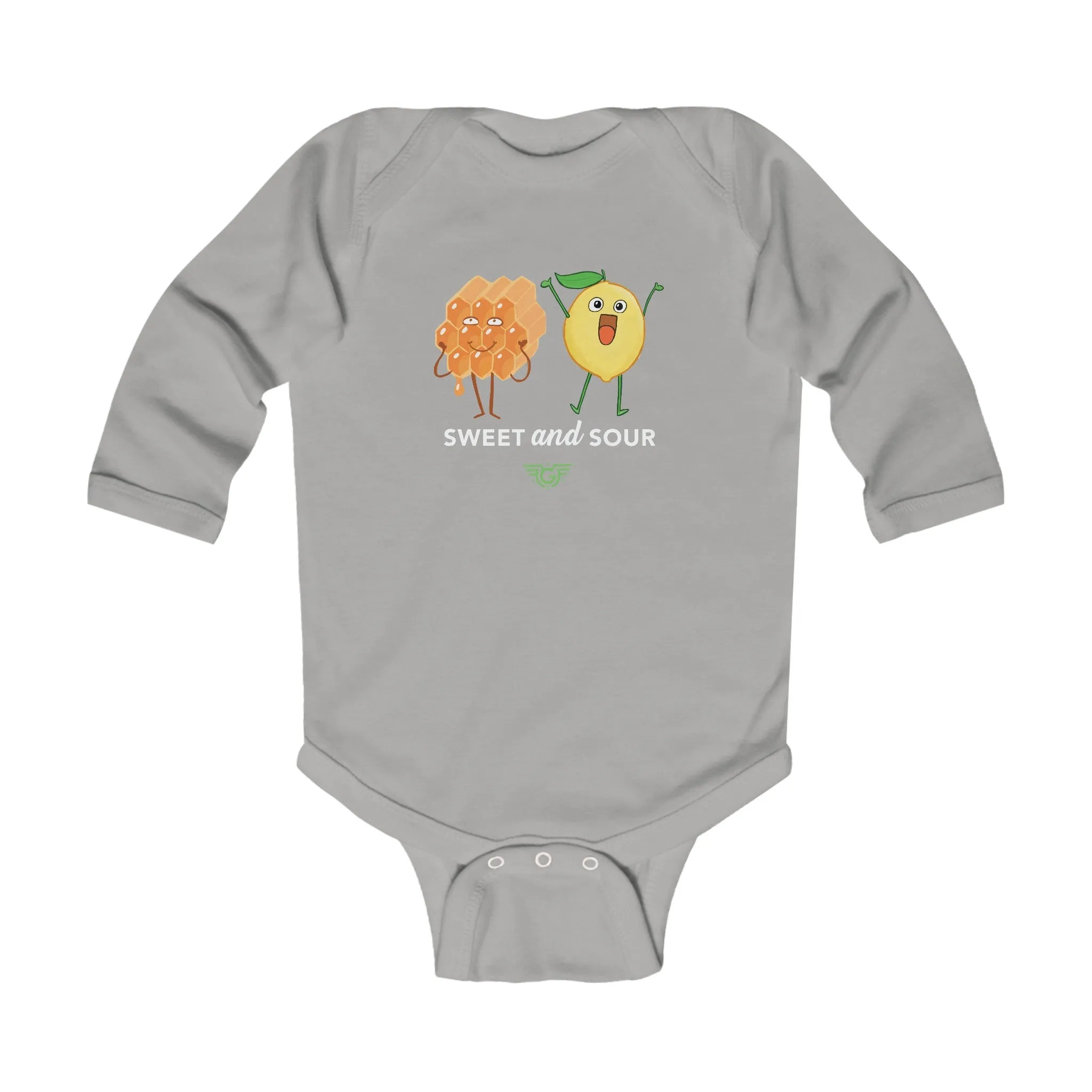 Sweet   Sour Longsleeve Onesie
