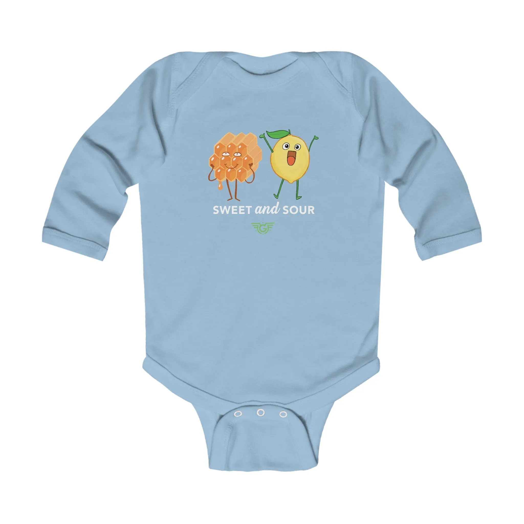 Sweet   Sour Longsleeve Onesie