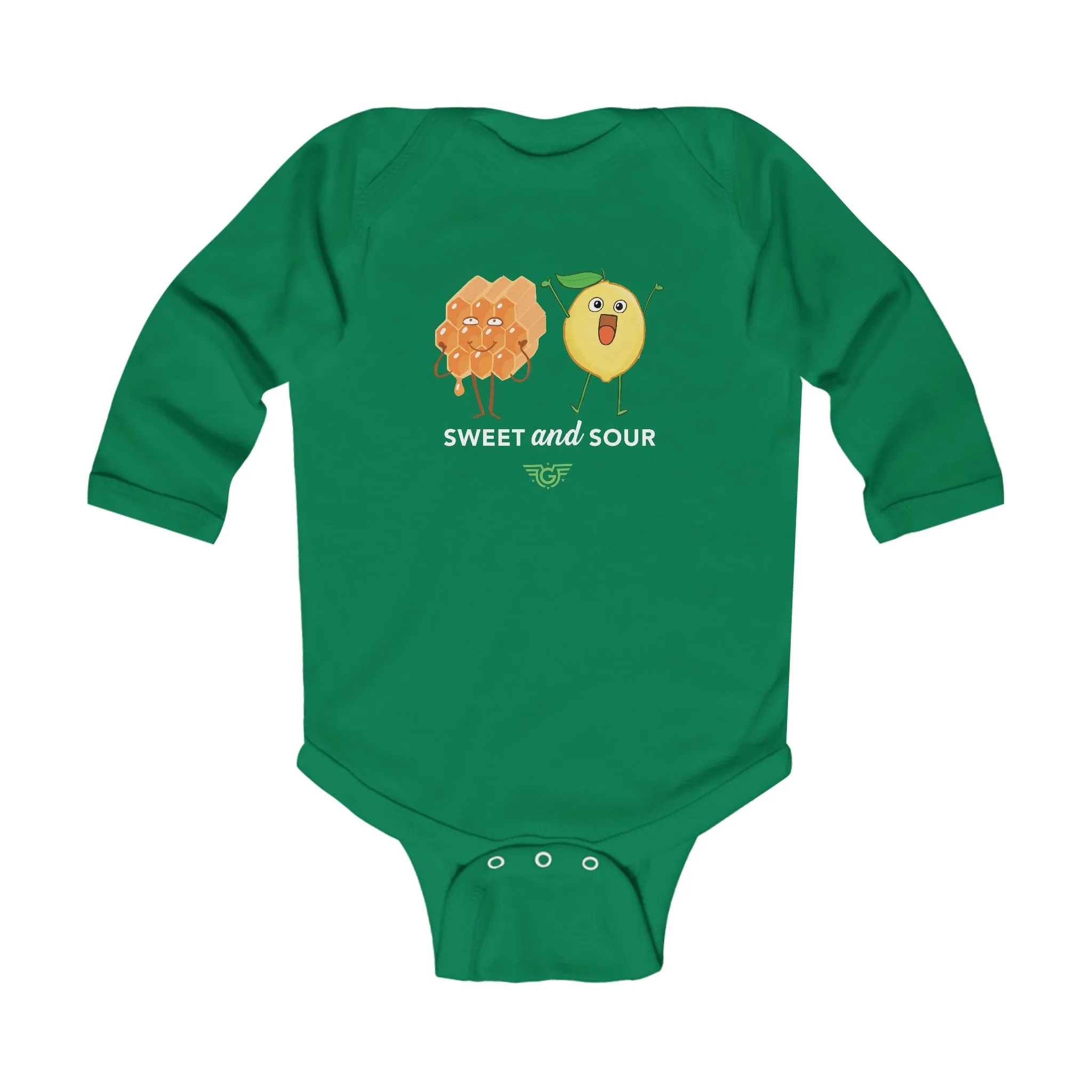 Sweet   Sour Longsleeve Onesie