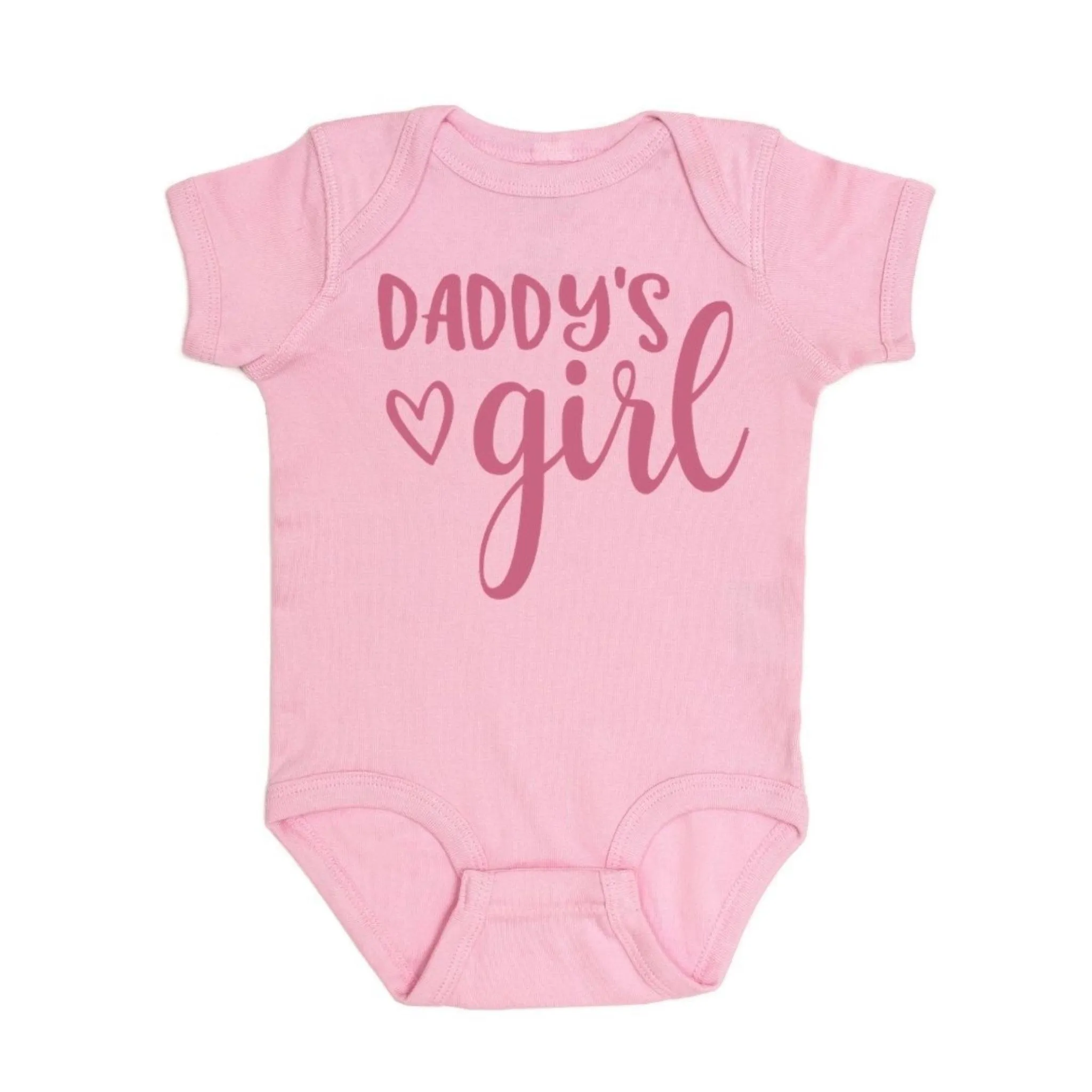 Sweet Wink INFANT GIRLS DADDY'S GIRL S/S Pink Bodysuit