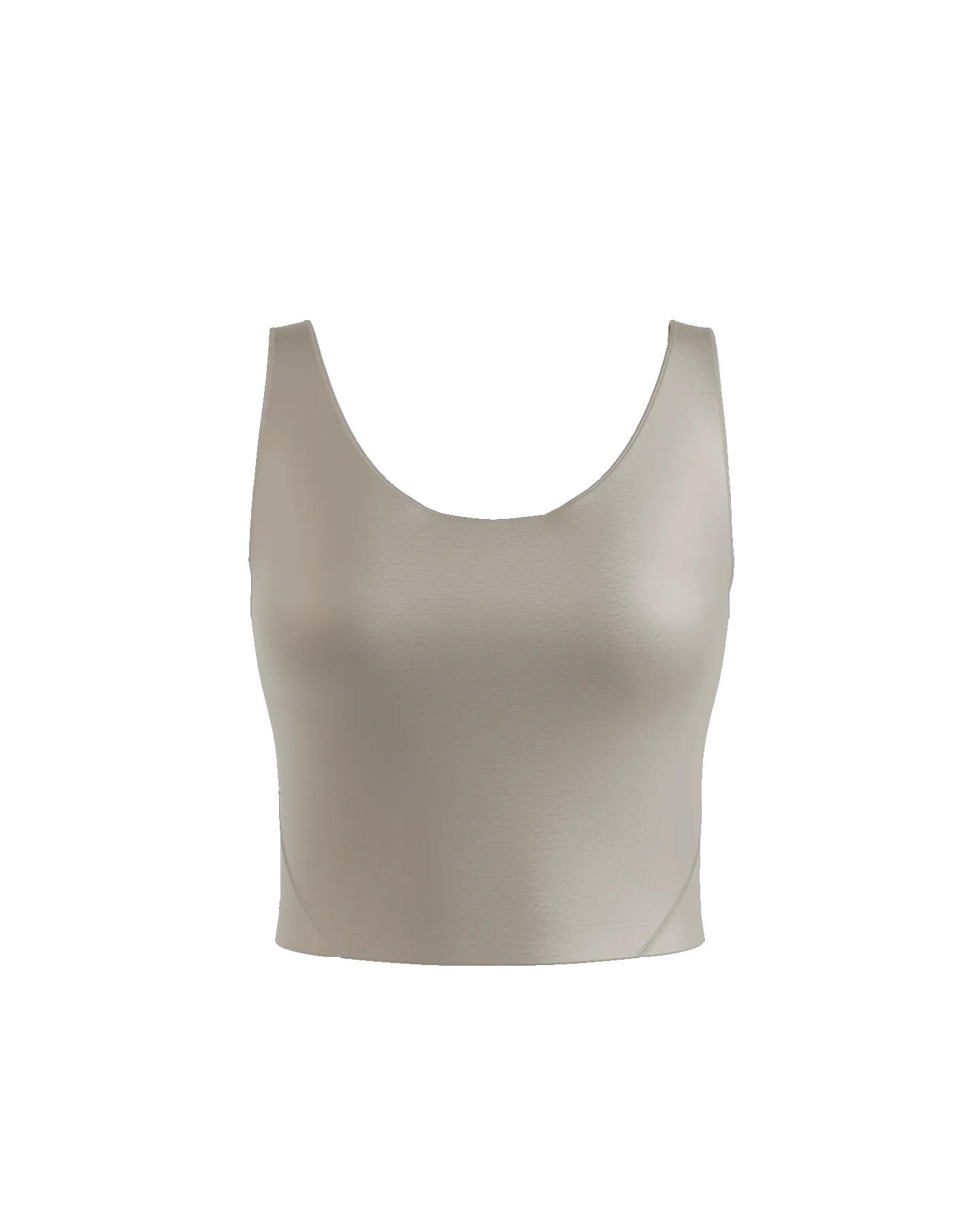 SwiftForm V-Neck Cropped Tank (with built in pads)