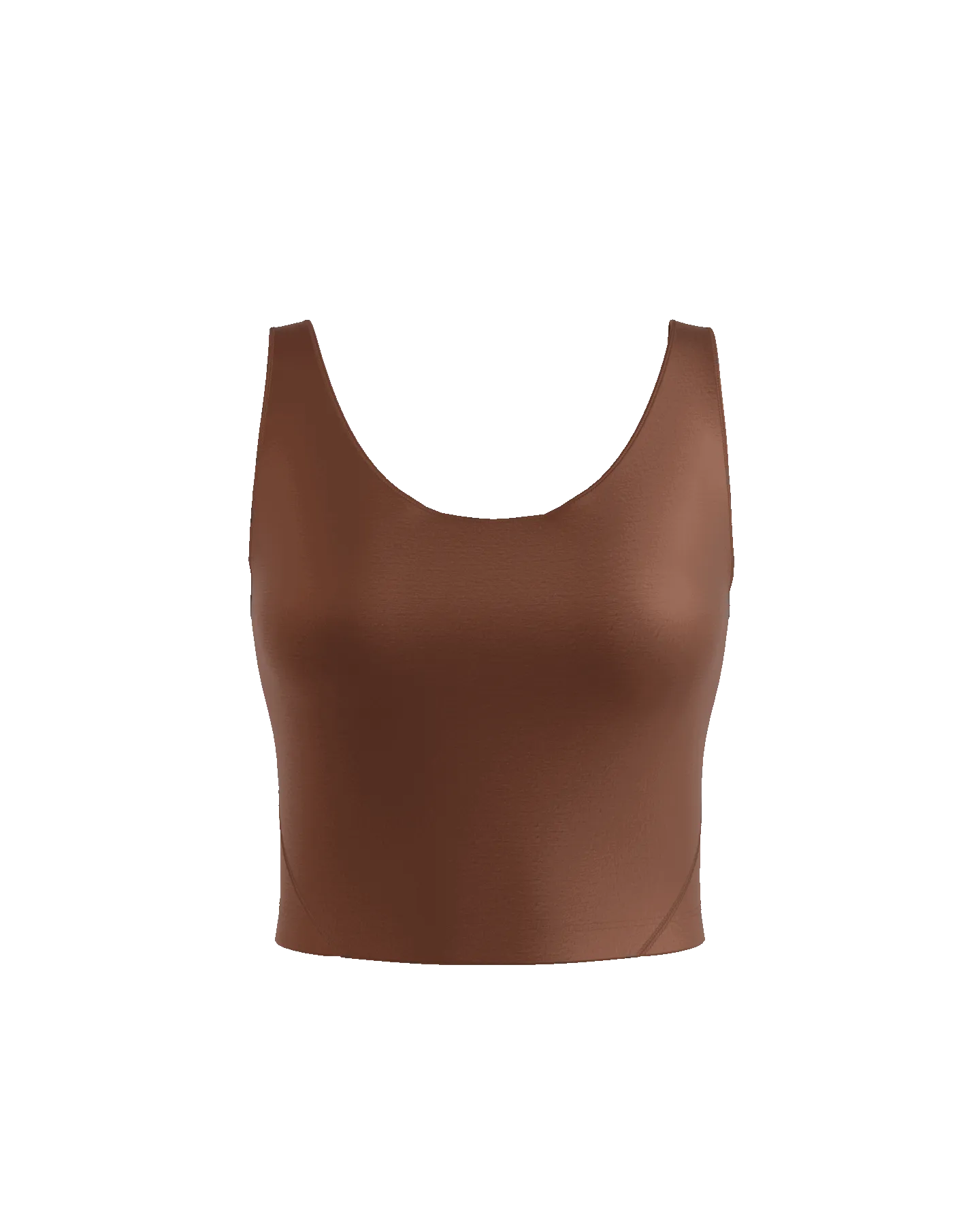 SwiftForm V-Neck Cropped Tank (with built in pads)
