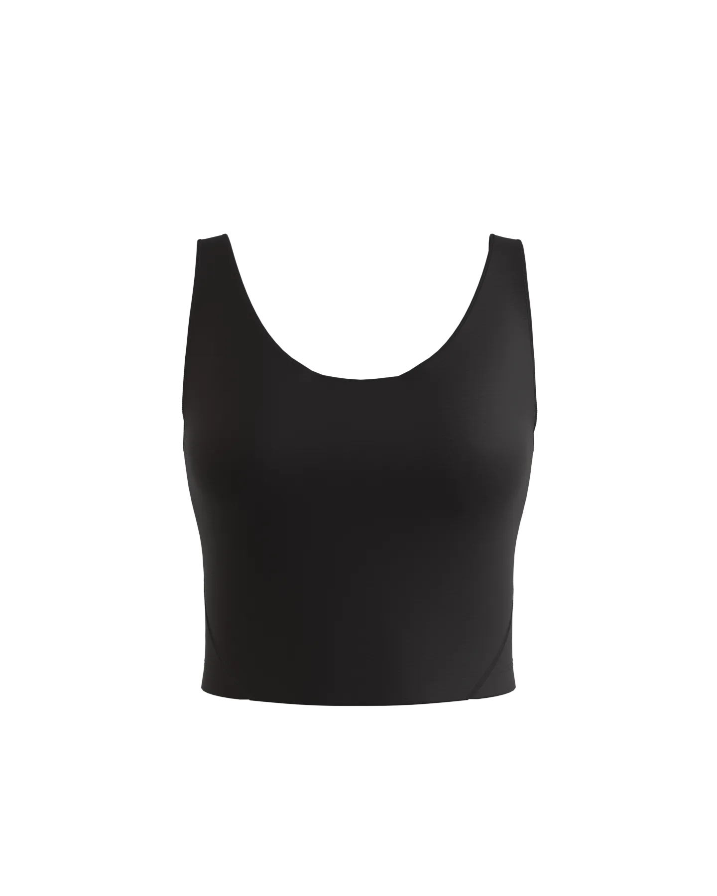 SwiftForm V-Neck Cropped Tank (with built in pads)