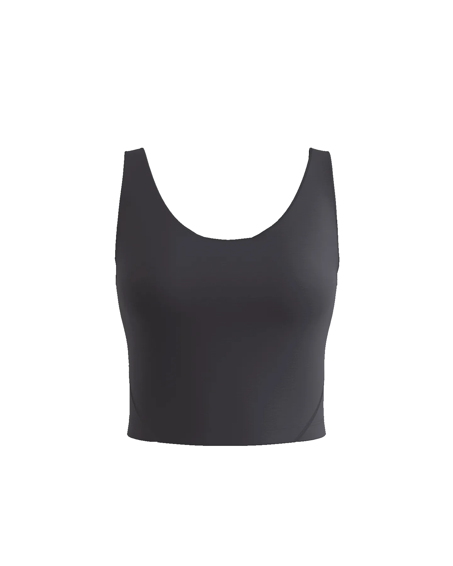 SwiftForm V-Neck Cropped Tank (with built in pads)