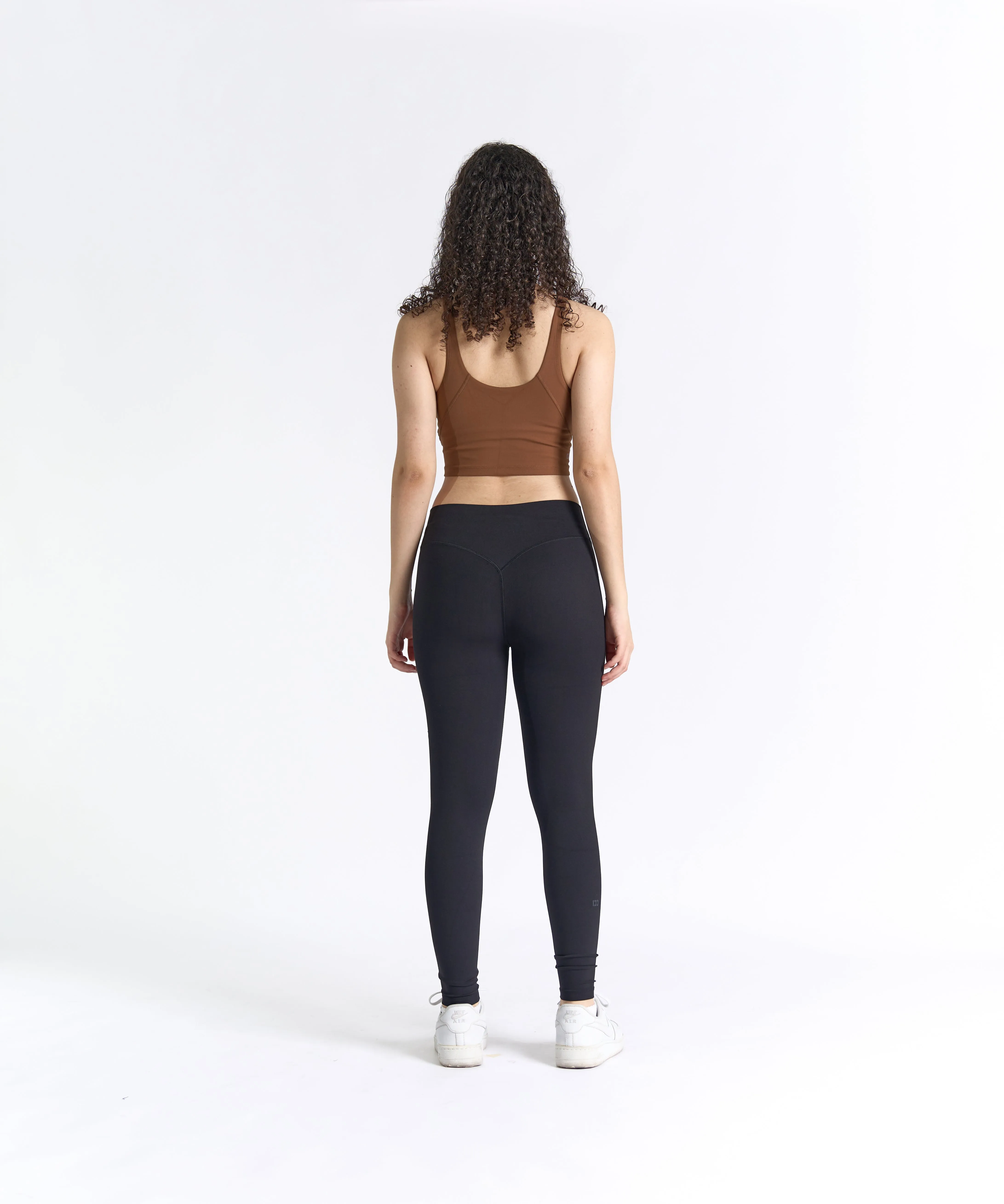 SwiftForm V-Neck Cropped Tank (with built in pads)