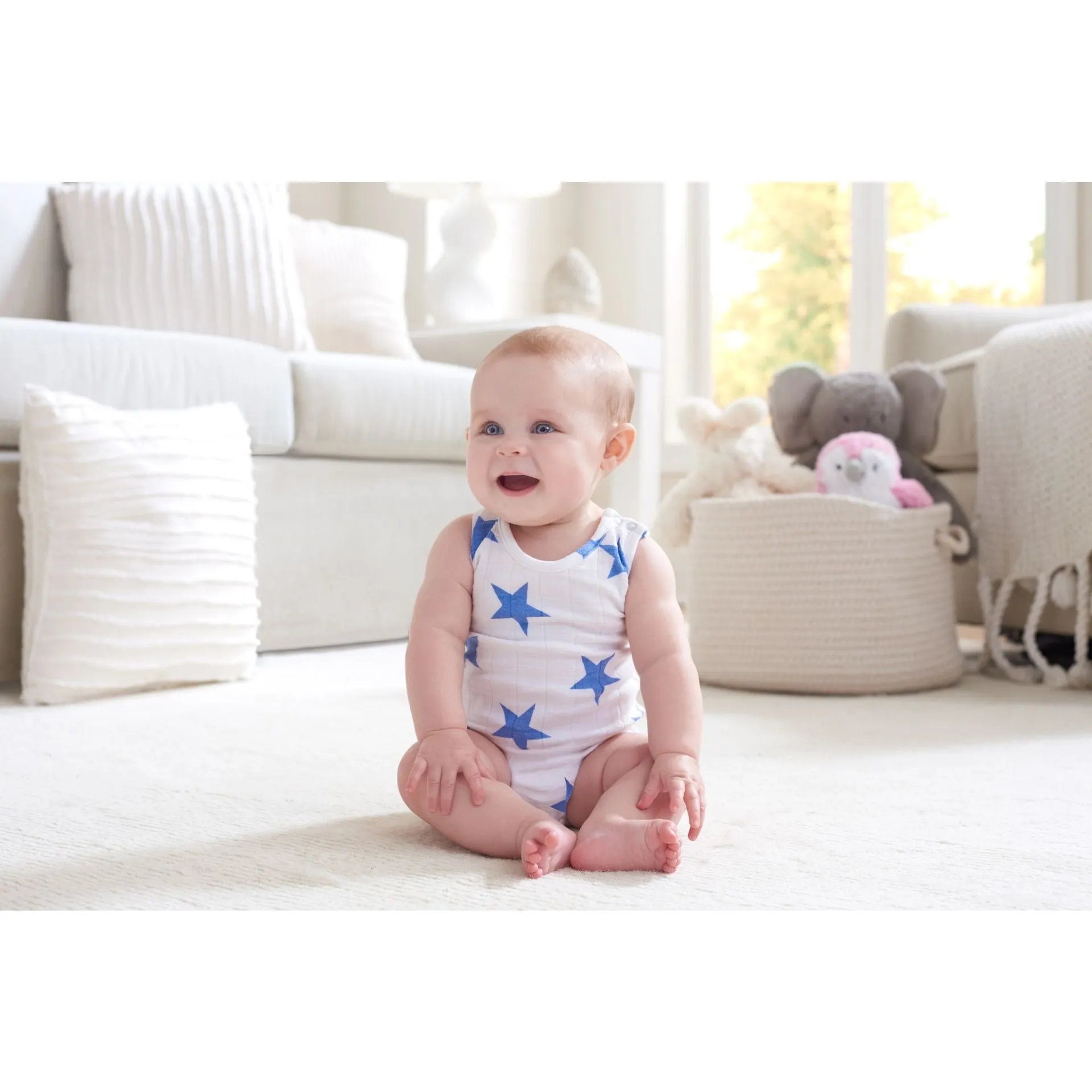 Tank Top Bodysuit - Ultramarine Star