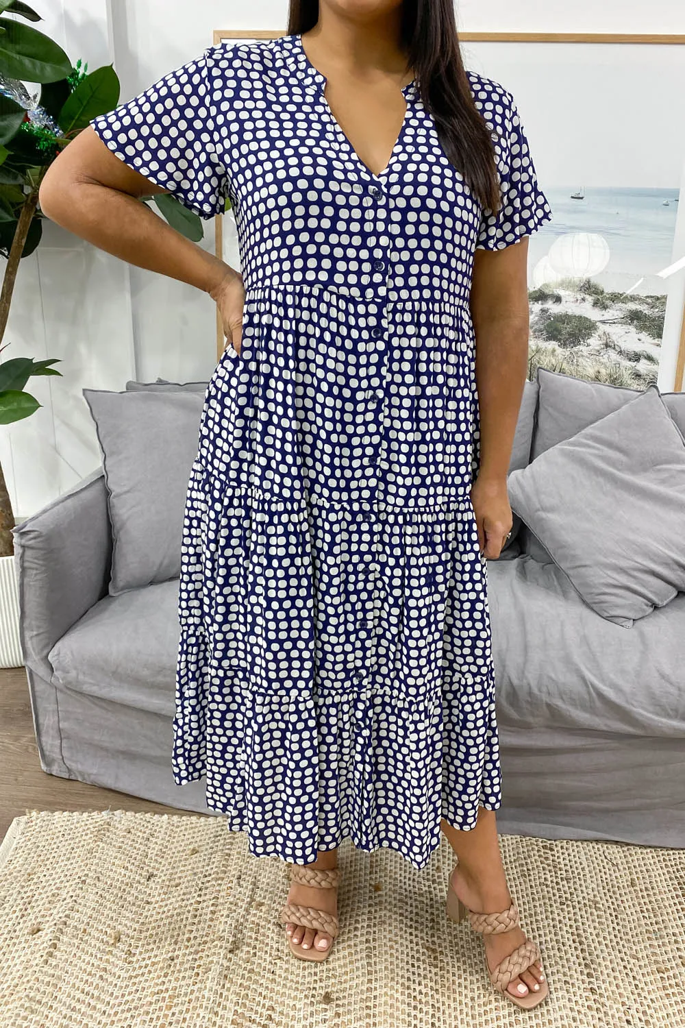 Teacher Print Dress