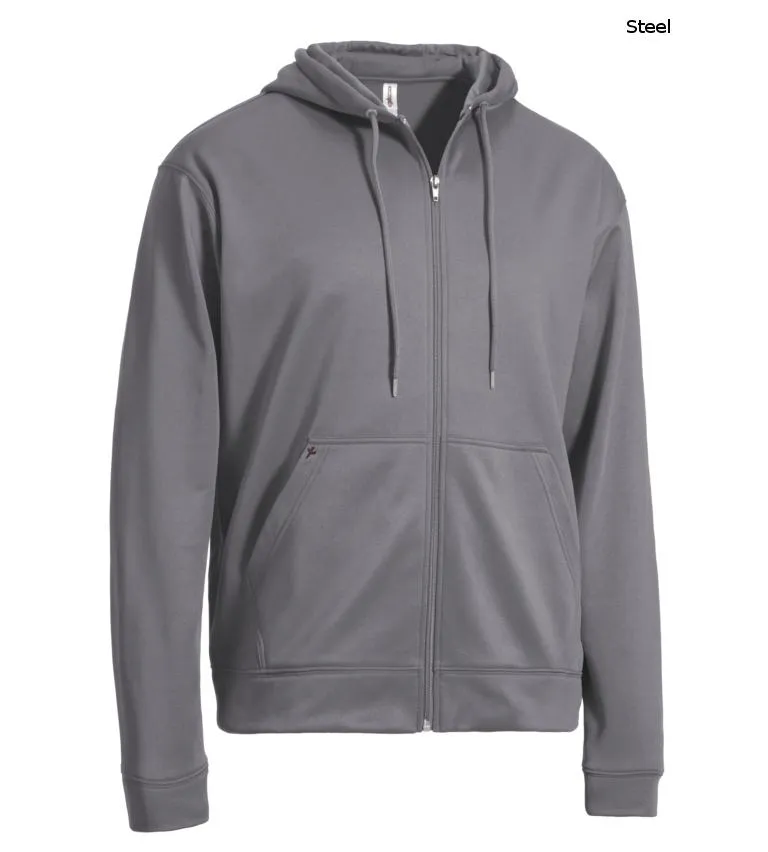 Technical Sleek Zip-Up Hoodie