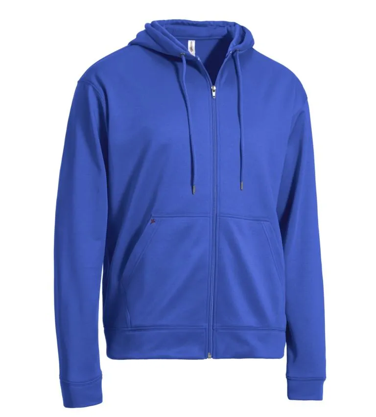 Technical Sleek Zip-Up Hoodie