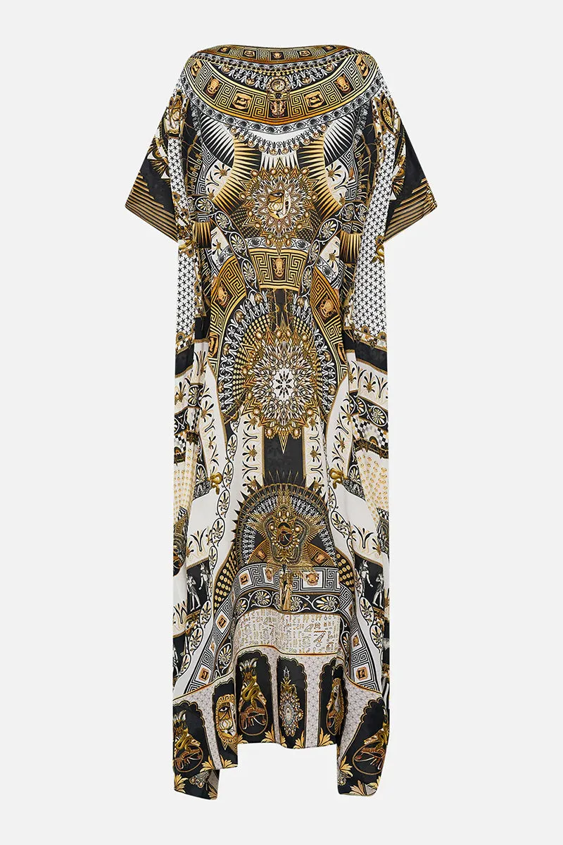 Temples Of Dendara Round Neck Kaftan