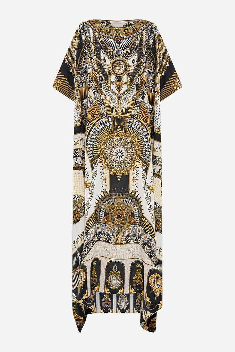 Temples Of Dendara Round Neck Kaftan