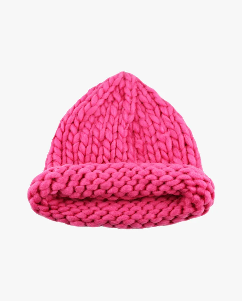 The Hat Depot - Chunky Knit Mango Beanie