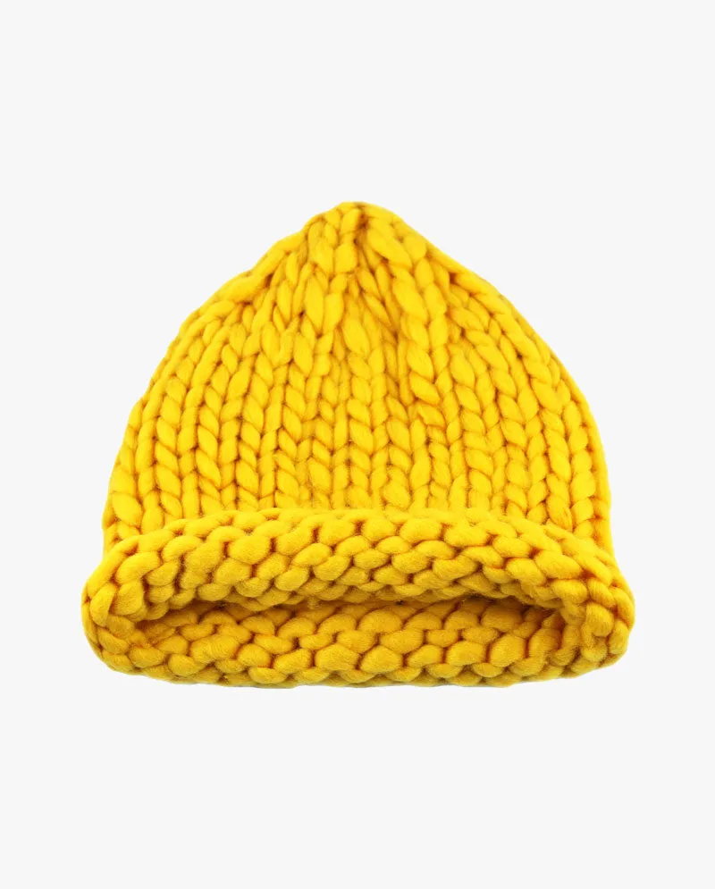 The Hat Depot - Chunky Knit Mango Beanie