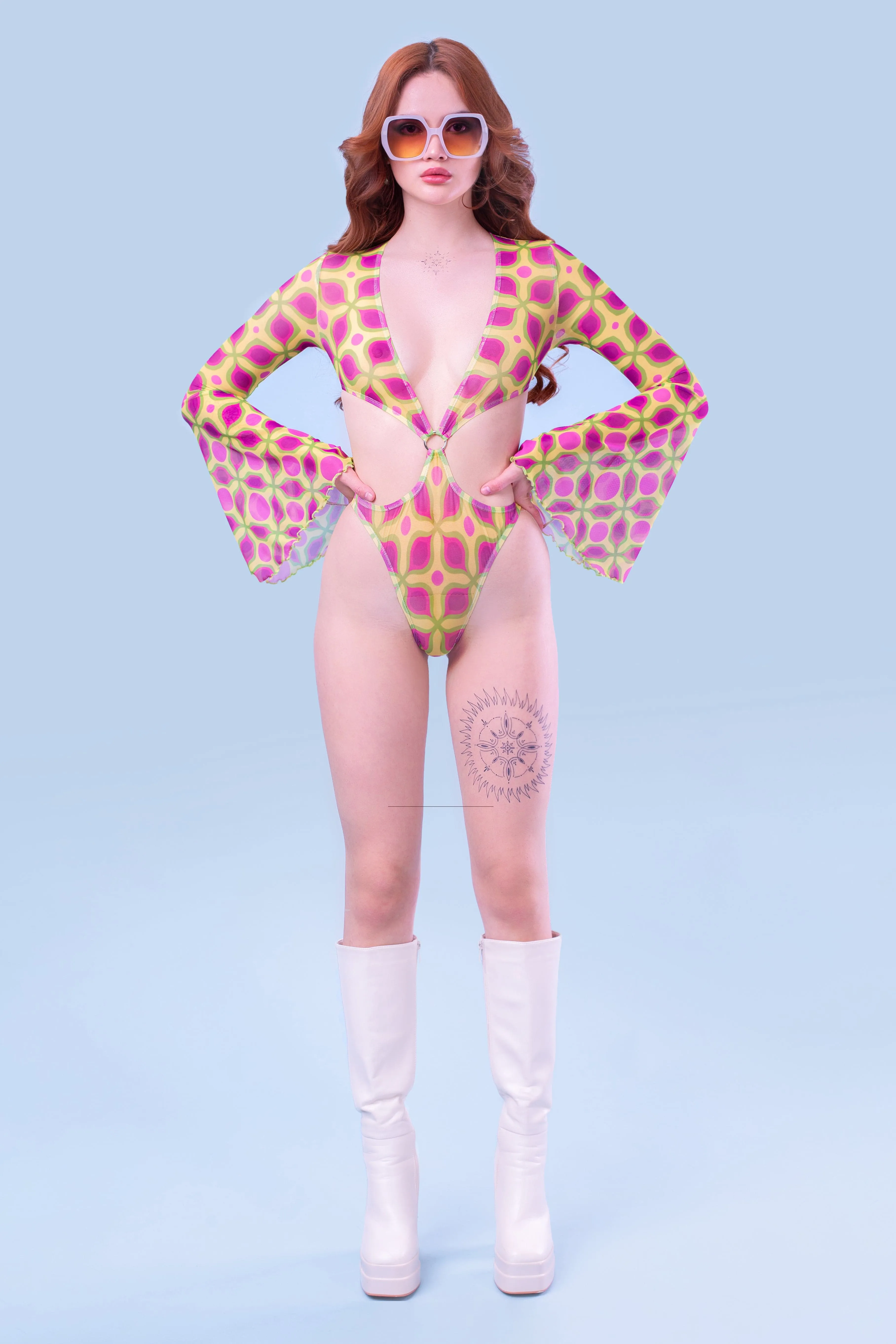 The Hustle Mesh Ring Bodysuit
