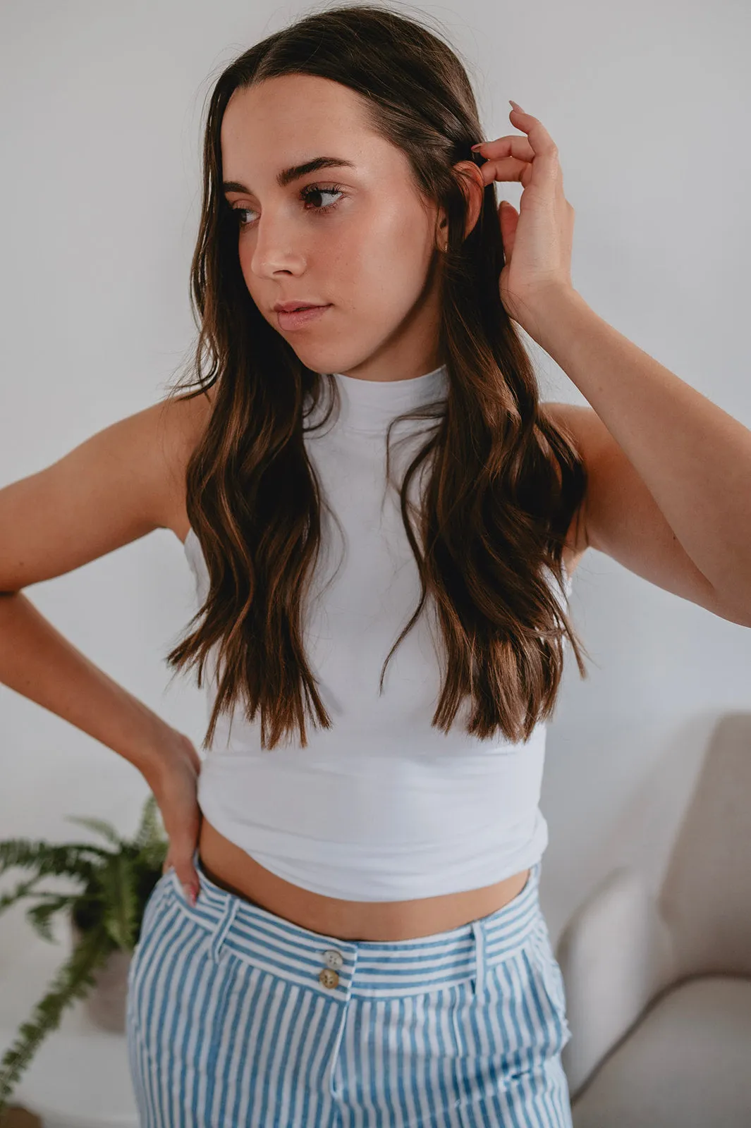 The Ondria Top by Steve Madden - White