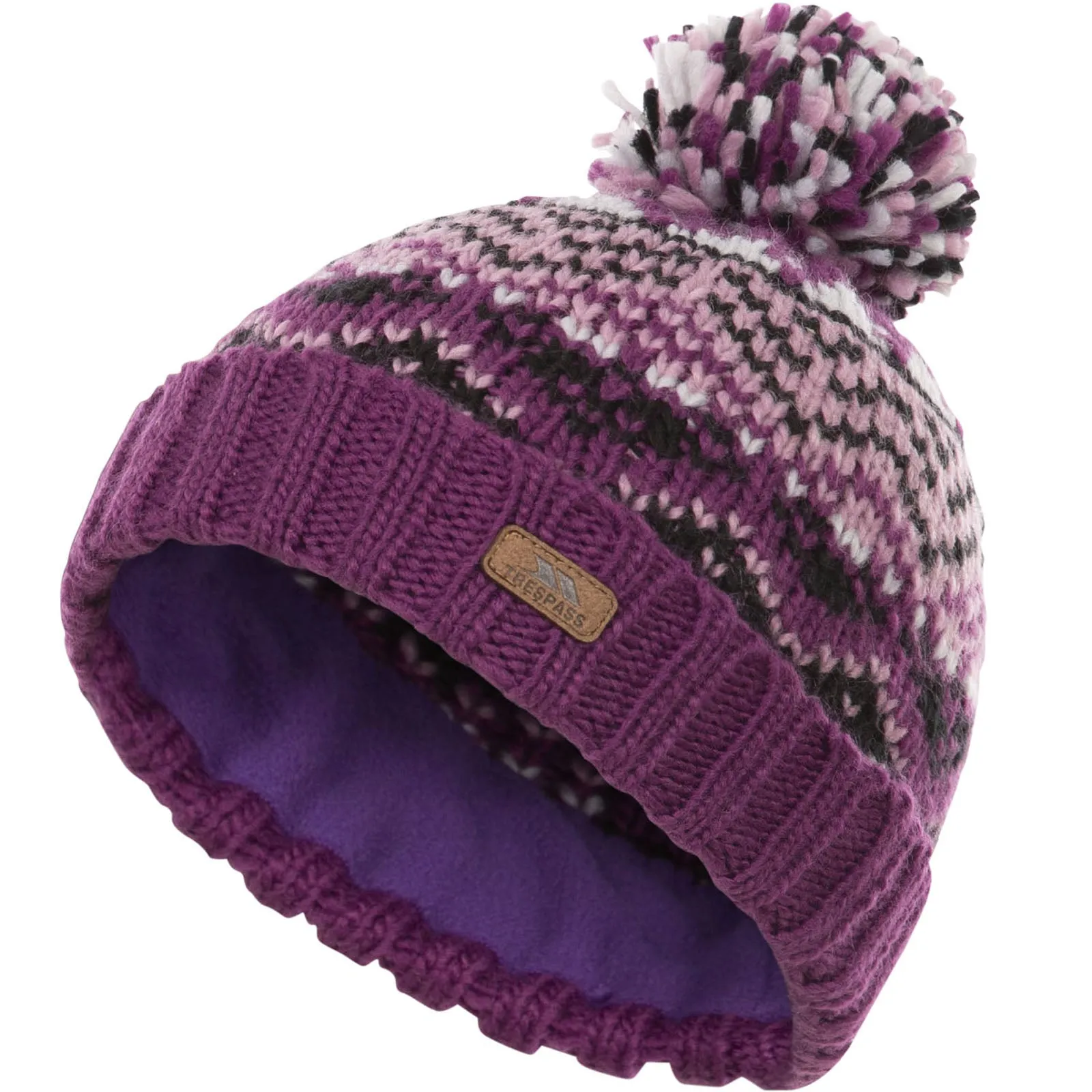 Trespass Kids Sprouse Chunky Knit Bobble Hat