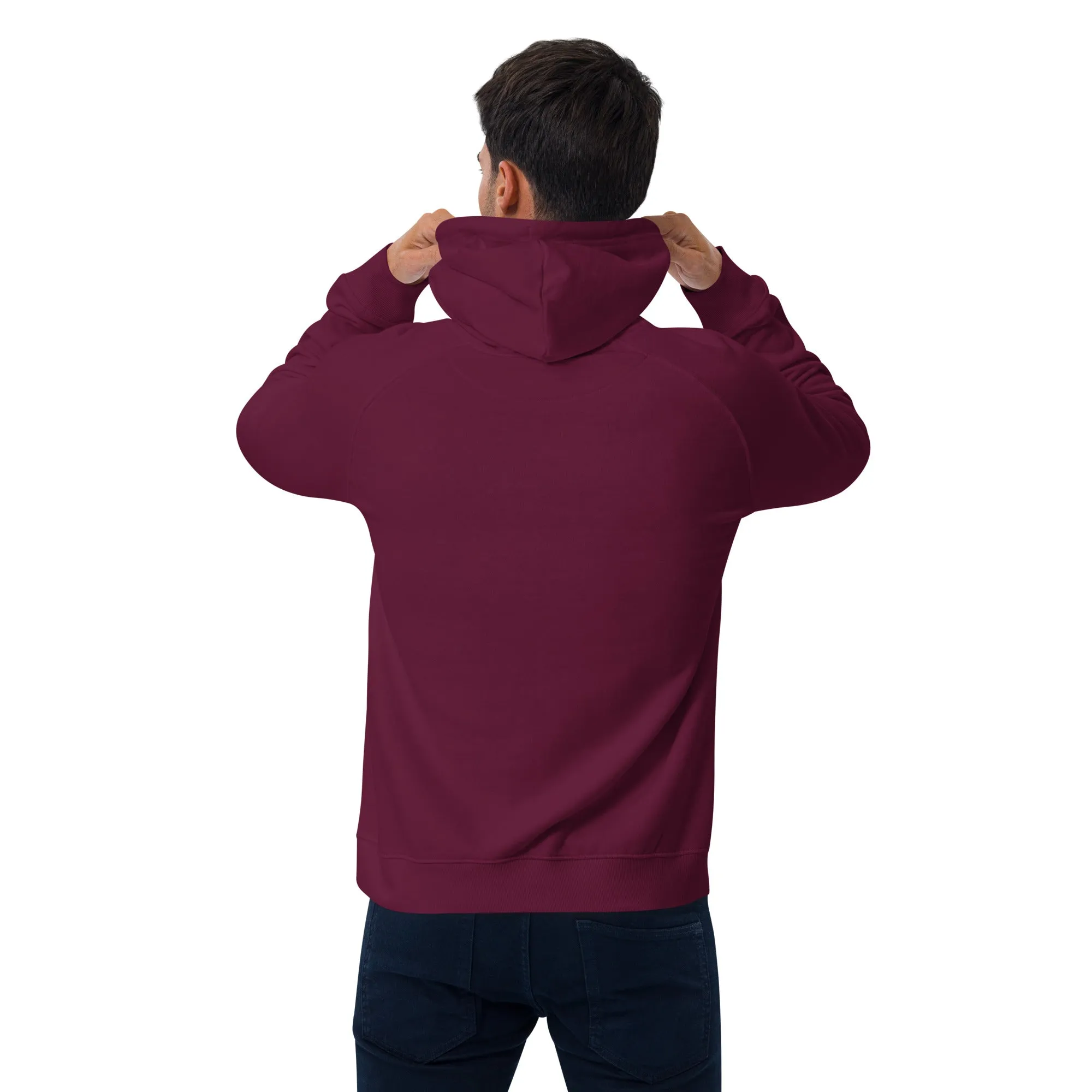 Turkey Chef Graphic Men Eco Raglan Hoodie