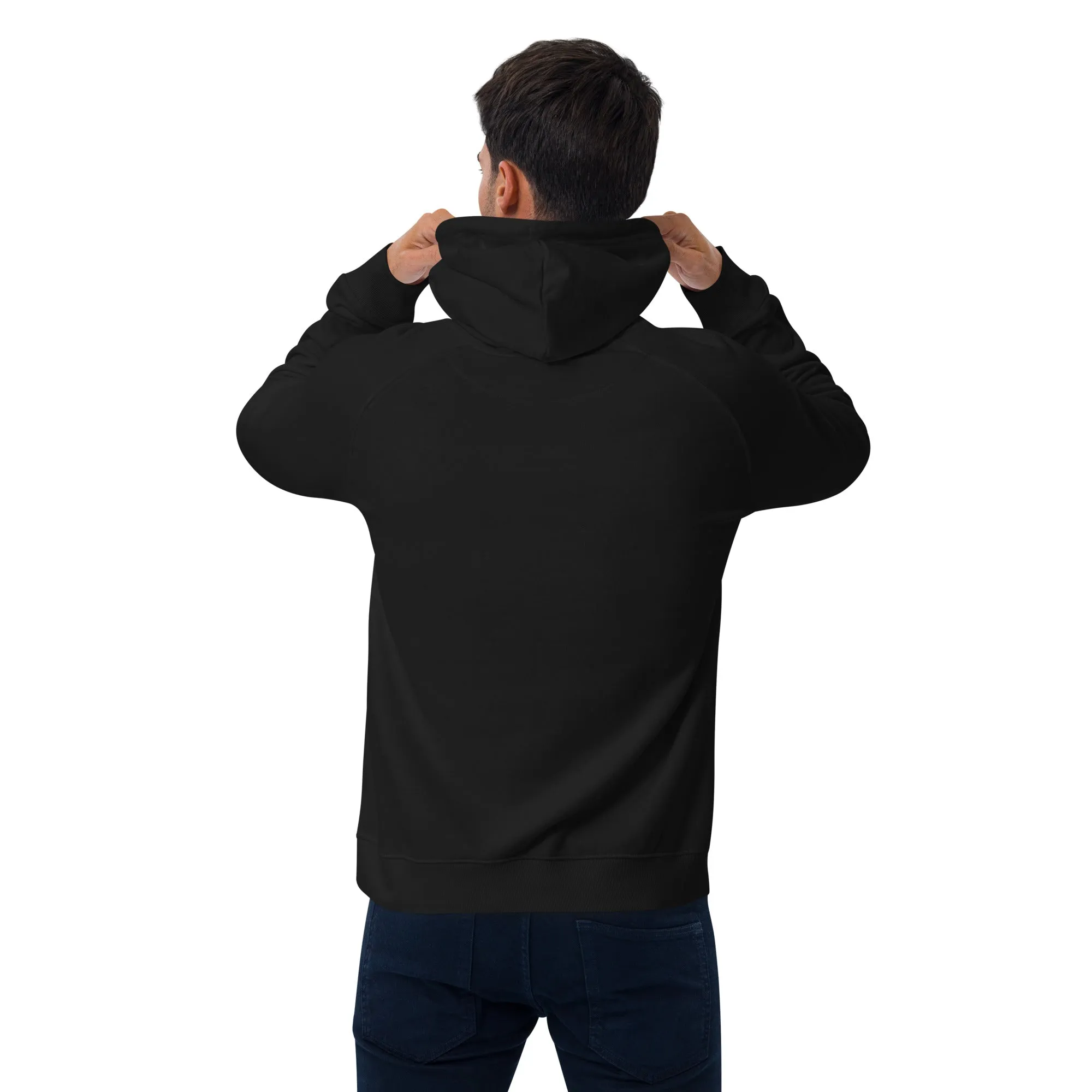 Turkey Chef Graphic Men Eco Raglan Hoodie