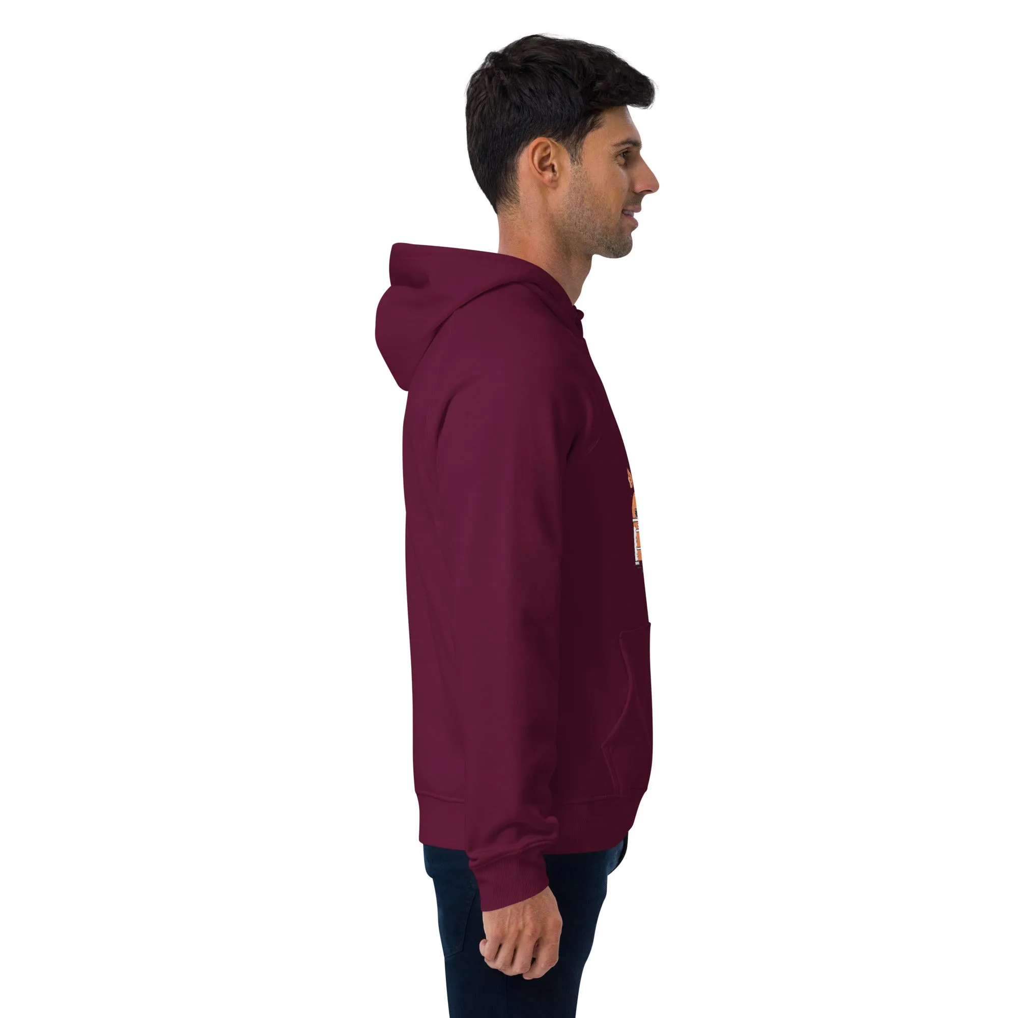 Turkey Chef Graphic Men Eco Raglan Hoodie