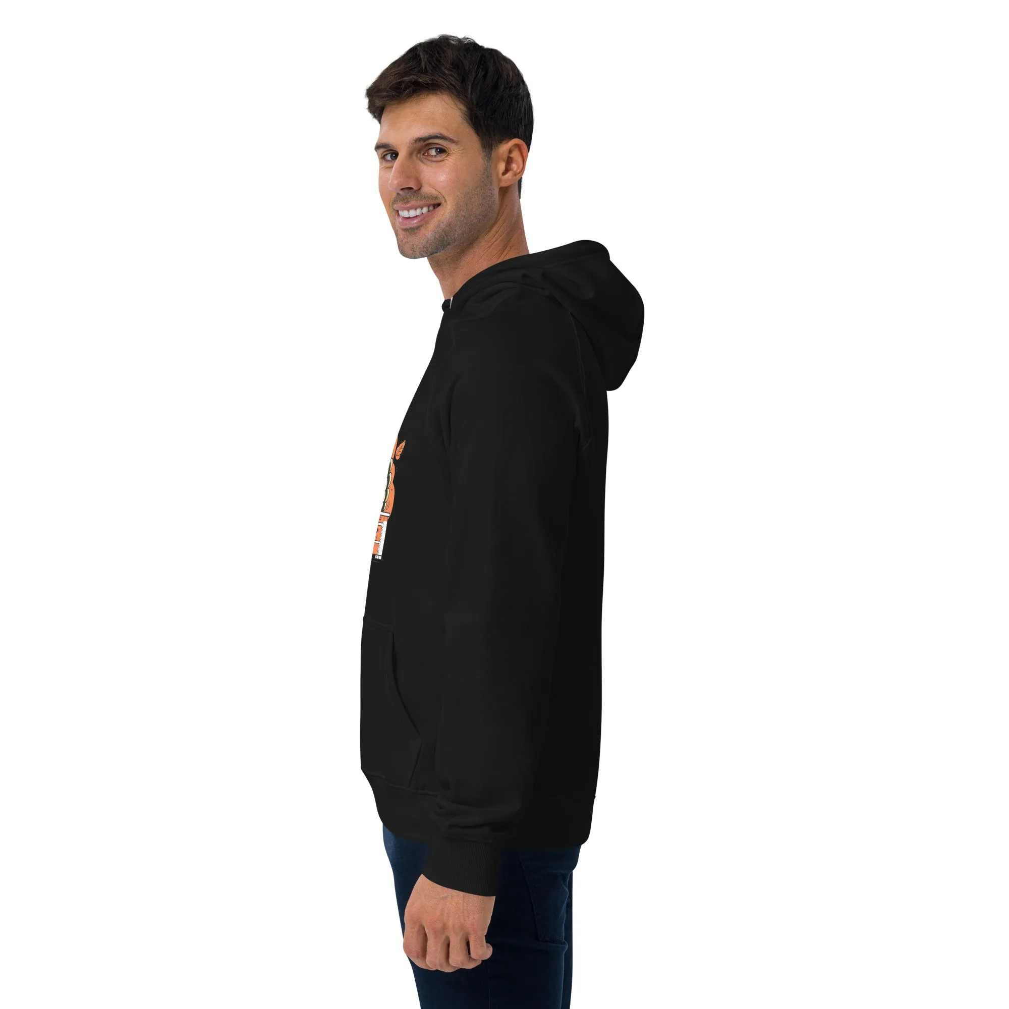 Turkey Chef Graphic Men Eco Raglan Hoodie