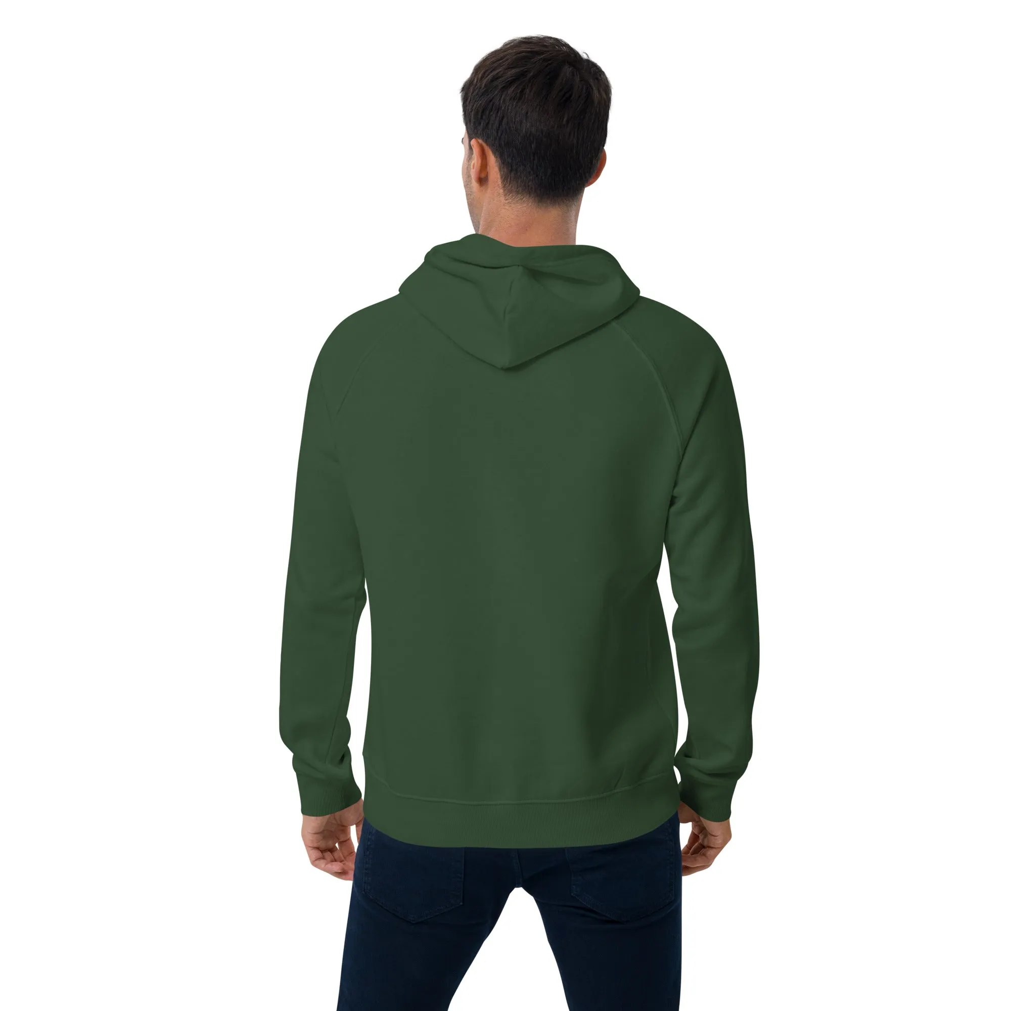 Turkey Chef Graphic Men Eco Raglan Hoodie